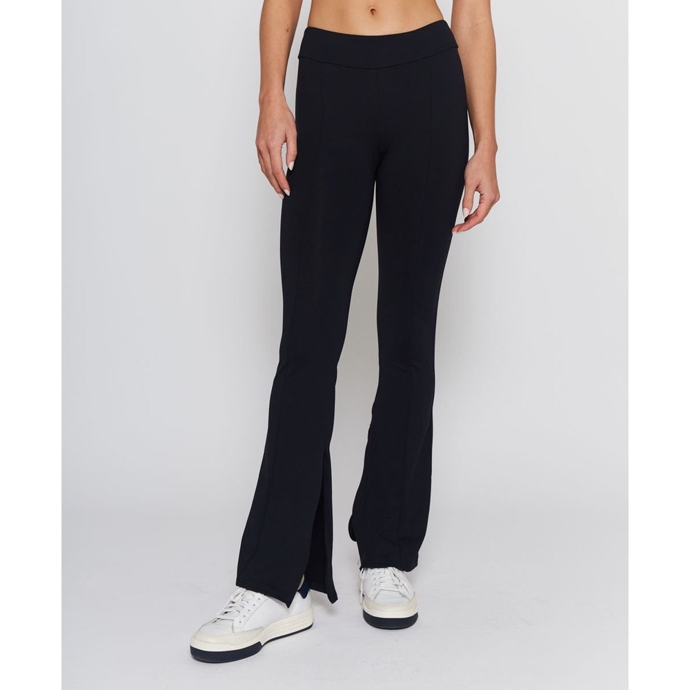 L'Etoile Sport Split Hem Panel Pants Black Large NWT MSRP $135‎